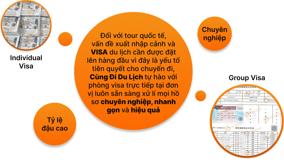 Dịch vụ Visa – Individual Visa, Group Visa, Chuyên nghiệp, Tỷ lệ đậu cao